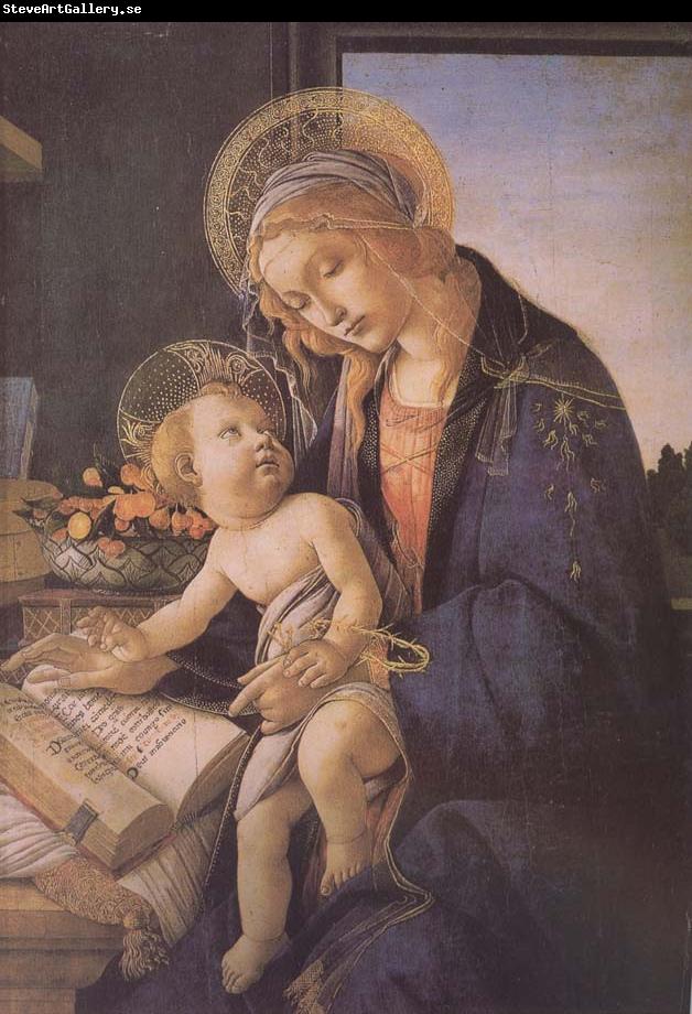 Sandro Botticelli Son of Our Lady of teaching reading